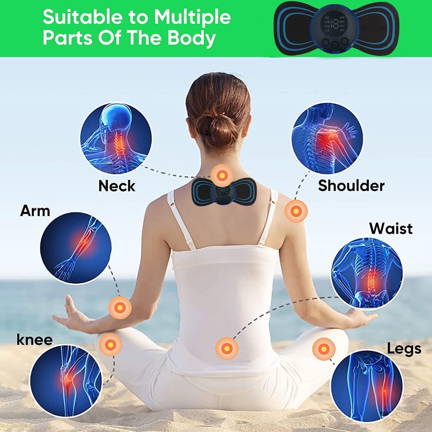 Foot Massager Electric Foot And Body Pain Relief EMS Massage Machine Pad Feet Muscle Stimulator Massager Mat Pad Relax Feet for Home & Office Use Portable Electric Combo offer Foot Massager Electric Foot And Body Pain Relief EMS Massage Machine Pad Feet Muscle Stimulator Massager Mat Pad Relax Feet for Home & Office Use Portable Electric Combo offer